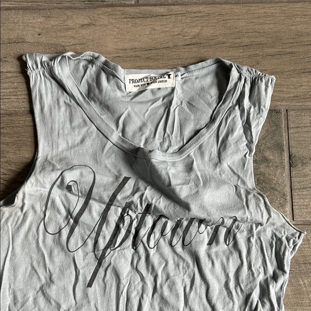 Project Social T Light Gray Tank Top - Picture 3 of 5